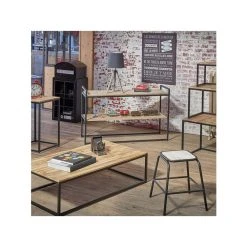 Atmosphera, Createur D'Interieur Banc Edena - Atmosphera -Magasin Joss & Main 114532 tabouret edena atmosphera bois m c3 a9tal style industriel design r c3 a9tro factory