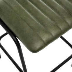 Atmosphera, Createur D'Interieur 2 Tabourets De Bar Design Vintage En Cuir Dario - Vert -Magasin Joss & Main 2 tabourets de bar design vintage en cuir dario vert 7557000 19070268 1200x1200