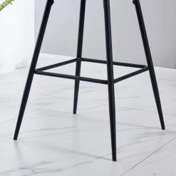 AINPECCA 2 Bar Chaises En Cuir Velours -Magasin Joss & Main 24 bar chaises en cuir artificielvelours tabouret chaises a manger bars jambes metalliques 14125100 39372554 1140x1140