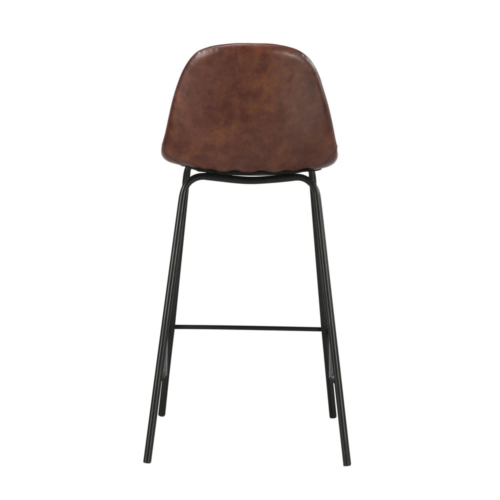 Rendez Vous Déco Chaise De Bar Mi-hauteur Henrik Marron 65 Cm (lot De 2) 4 Rendez Vous Déco Chaise De Bar Mi-hauteur Henrik Marron 65 Cm (lot De 2) – Image 4