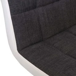 Mendler 2x Tabouret De Bar HWC-G87, Chaise Bar, Réglable En Hauteur ~ Tissu G... -Magasin Joss & Main 2x tabouret de bar hwc g87 chaise bar reglable en hauteur tissu gris fonce et similicuir blancpied chrome 7555614 19064852 1200x1200