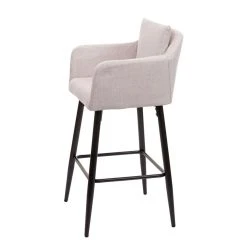 Mendler 2x Tabouret De Bar HWC-H93, Tabouret De Comptoir, Repose-pieds Métal ... -Magasin Joss & Main 2x tabouret de bar hwc h93 tabouret de comptoir repose pieds metal tissutextile creme beige 8271355 21081209 1140x1140