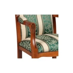 Dansmamaison Fauteuil Voltaire Motifs à Fleurs Vert - GROGE - L 61 X L 70 X H 112 ... -Magasin Joss & Main 6090 thickbox default