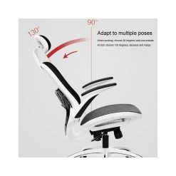 Wewoo 712-W Chaise De Bureau Rotative Minimaliste Moderne Pour Ordinateur, C... -Magasin Joss & Main 712 w moderne minimaliste ordinateur bureau chaise tournante ergonomie a la maison chaise e sports noir 1