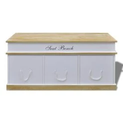 HELLOSHOP26 Banquette Banc Coffre De Rangement 100 Cm Blanc 3002017 -Magasin Joss & Main 85af3e58c0eea702b14a11aa37288fe8