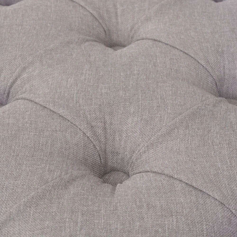 HELLOSHOP26 Banquette Pouf Tabouret Meuble Banc Lin Bois Massif 110 Cm Gris Clair ... 2 HELLOSHOP26 Banquette Pouf Tabouret Meuble Banc Lin Bois Massif 110 Cm Gris Clair ... – Image 2