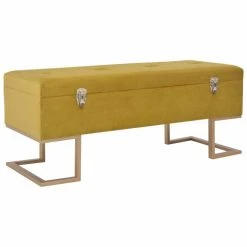 HELLOSHOP26 Banquette Pouf Tabouret Meuble Banc Avec Compartiment De Rangement 105...
