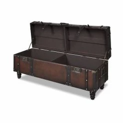 HELLOSHOP26 Banquette Pouf Tabouret Meuble Banc De Rangement 3 Pcs Marron 3002176 -Magasin Joss & Main 8718475855248 g en hd 4