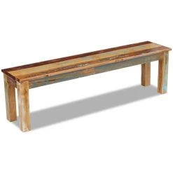 HELLOSHOP26 Banquette Pouf Tabouret Meuble Banc 160 Cm Bois De Récupération Mass... -Magasin Joss & Main 8718475995050 g en hd 2