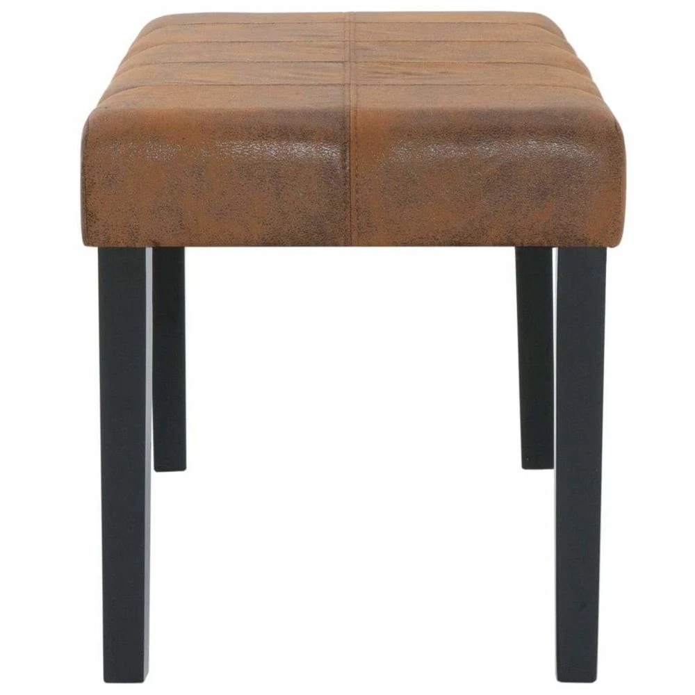 HELLOSHOP26 Banquette Pouf Tabouret Meuble Banc 106 Cm Marron Similicuir Daim 3002... 4 HELLOSHOP26 Banquette Pouf Tabouret Meuble Banc 106 Cm Marron Similicuir Daim 3002... – Image 4