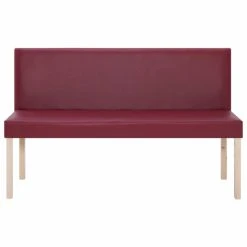 HELLOSHOP26 Banquette Pouf Tabouret Meuble Banc 139 Cm Rouge Bordeaux Similicuir 3... 7 HELLOSHOP26 Banquette Pouf Tabouret Meuble Banc 139 Cm Rouge Bordeaux Similicuir 3... -Magasin Joss & Main 8719883569352 g en hd 2