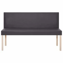 HELLOSHOP26 Banquette Pouf Tabouret Meuble Banc 139 5 Cm Gris Similicuir 3002148 -Magasin Joss & Main 8719883569369 g en hd 2