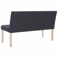 HELLOSHOP26 Banquette Pouf Tabouret Meuble Banc 139 Cm Gris Foncé Polyester 30021... -Magasin Joss & Main 8719883569383 g en hd 4