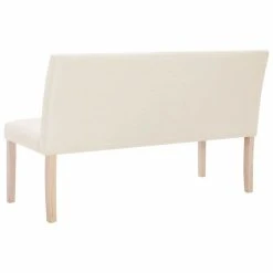 HELLOSHOP26 Banquette Pouf Tabouret Meuble Banc 139 5 Cm Crème Polyester 3002060 9 HELLOSHOP26 Banquette Pouf Tabouret Meuble Banc 139 5 Cm Crème Polyester 3002060 -Magasin Joss & Main 8719883569413 g en hd 4