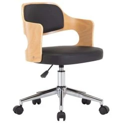 Icaverne - Chaises De Bureau Gamme Chaise Pivotante De Bureau Noir Boi...