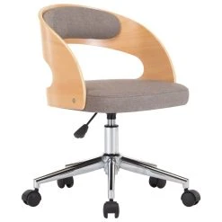 Icaverne - Chaises De Bureau Selection Chaise Pivotante De Bureau Taup...