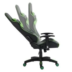 IDIMEX Chaise De Bureau GAMING, Revêtement Synthétique Noir Et Vert -Magasin Joss & Main 93974 2 n