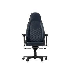 Noblechairs ICON - Vrai Cuir - Bleu Nuit