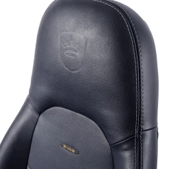 Noblechairs ICON - Vrai Cuir - Bleu Nuit -Magasin Joss & Main 9893806833694