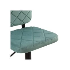Rendez Vous Déco Chaise De Bar Viktor En Velours Vert D'eau 60/81 Cm (lot De 2) -Magasin Joss & Main achat chaise de bar confortable pied metal