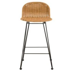 Rendez Vous Déco Chaise De Bar Mi-hauteur Jigani Naturelle 63 Cm (lot De 2) -Magasin Joss & Main acheter chaise de bar tressee lot de 2