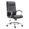 Icaverne Admirable Chaise De Bureau Dakar Simili Cuir Couleur Noir