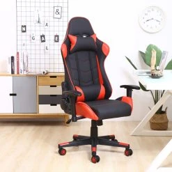 VS VENTA-STOCK Fauteuil Gaming Rouge 9 VS VENTA-STOCK Fauteuil Gaming Rouge -Magasin Joss & Main ambiente5 1