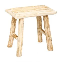 Ac-Deco Atmosphera - Tabouret Nature En Bois