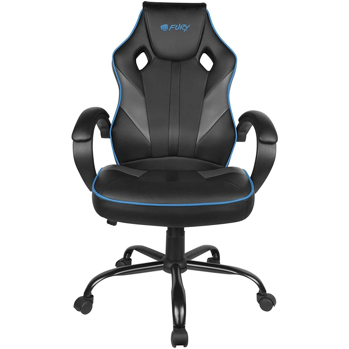Fury Avenger M Siège Gamer 5 Roues Réglable Ergonomique Nylon Cuir Bleu N... 2 Fury Avenger M Siège Gamer 5 Roues Réglable Ergonomique Nylon Cuir Bleu N... – Image 2