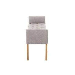 Decoshop26 Banc Banquette Capitonné En Tissu Gris Clair Avec Pieds En Bois Large... -Magasin Joss & Main banc banquette capitonne en tissu gris clair avec pieds en bois largeur 133cm ban10003 10278720 26529810 1140x1140