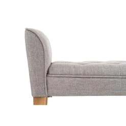 Decoshop26 Banc Banquette Capitonné En Tissu Gris Clair Avec Pieds En Bois Large... -Magasin Joss & Main banc banquette capitonne en tissu gris clair avec pieds en bois largeur 133cm ban10003 10278720 26529812 1140x1140