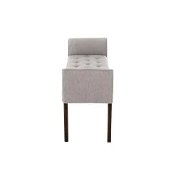 Decoshop26 Banc Banquette Capitonné En Tissu Gris Clair Avec Pieds En Bois Marro... -Magasin Joss & Main banc banquette capitonne en tissu gris clair avec pieds en bois marron fonce largeur 133cm ban10092 10278714 26529788 1140x1140