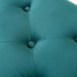 Decoshop26 Banc Banquette Rembourré Capitonné En Tissu Velours Bleu Pétrole Pi... -Magasin Joss & Main banc banquette rembourre capitonne en tissu velours bleu petrole pieds metal dore ban09009 10278698 26529742 1140x1140