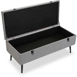 Versa Banc Malle De Rangement En Tissu 102 Cm Gris 6 Versa Banc Malle De Rangement En Tissu 102 Cm Gris -Magasin Joss & Main banc malle de rangement en tissu 102 cm gris 10693994 27849802 1140x1140
