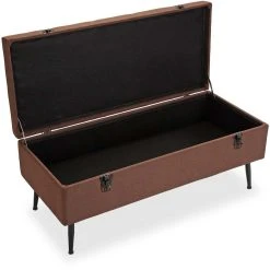 Versa Banc Malle De Rangement En Tissu 102 Cm Marron -Magasin Joss & Main banc malle de rangement en tissu 102 cm marron 10693968 27849694 1140x1140