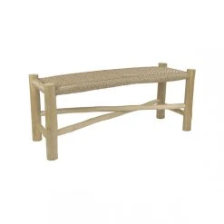 Pomax Banc TREILLAGE En Bois De Teck Naturel