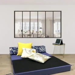 CSTORE Banquette 2 Places - Tissu Bleu Palm - L 115 X P 75 X H 45 Cm -Magasin Joss & Main banquette 2 places tissu bleu palm l 115 x p 75 x h 45 cm 11678466 30757142 1140x1140