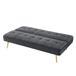 Baita Banquette AROMA Convertible En Velours Anthracite 3 Places -Magasin Joss & Main banquette aroma convertible en velours anthracite 3 places 13673990 37690508 1140x1140