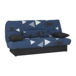 SANS MARQUE Banquette Clic Clac 3 Places - Tissu Bikini Bleu - Style Contemporain ... -Magasin Joss & Main banquette clic clac 3 places tissu bikini bleu style con 13336616 626110 1140x1140