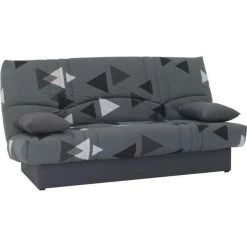 CSTORE Banquette Clic Clac 3 Places - Tissu Bikini Gris - Style Contemporain ... -Magasin Joss & Main banquette clic clac 3 places tissu bikini gris style contemporain l 190 x p 92 cm dream 11511196 30142872 1140x1140