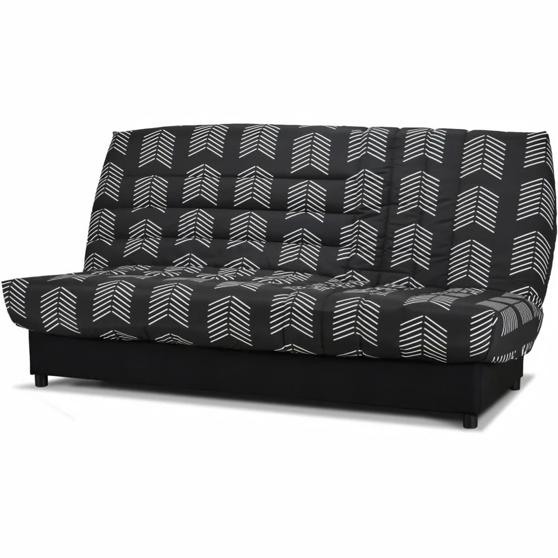 Gruhier Banquette Clic-clac Beija - Tissu Chevrons A111 - Couchage 128 X 188 X... 3 Gruhier Banquette Clic-clac Beija - Tissu Chevrons A111 - Couchage 128 X 188 X... – Image 3