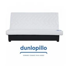 UB DESIGN SALON Canapé Lit Romy CC 130 Mousse 35 Kg Couette Grison -Magasin Joss & Main banquette clic clac dunlopillo tissu gris 2 coussins noir l 194 x p 98 x h 100 cm roxi 7221668 17998658 1200x1200