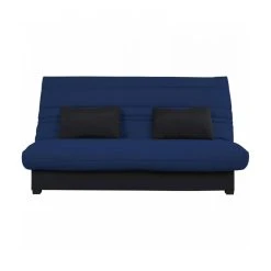 UB DESIGN SALON Canapé Lit Clic Clac Romy CC 130 Mousse 35 Kg Couette Indigo