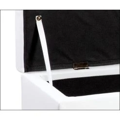 Decoshop26 Banquette Coffre Avec Espace De Rangement Similicuir Blanc 119x38x45cm... -Magasin Joss & Main banquette coffre avec espace de rangement similicuir blanc 119x38x45cm 030001628 10278860 26530228 1140x1140
