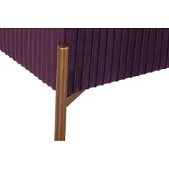 Pegane Banquette Coffre En MDF Et Velours Coloris Pourpre Et Pieds Doré - Lo... -Magasin Joss & Main banquette coffre en mdf et velours coloris pourpre et pieds dore longueur 115 x profondeur 43 x hauteur 46 cm 13600878 37358060 1140x1140