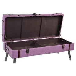 Pegane Banquette Coffre En Métal Et MDF Coloris Fuchsia - Longueur 102 X Pro... -Magasin Joss & Main banquette coffre en metal et mdf coloris fuchsia longueur 102 x profondeur 42 x hauteur 405 cm 13600972 37358508 1140x1140