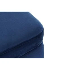 Pegane Banquette Coffre En Métal Et Velours Coloris Bleu - Longueur 108 X Pr... -Magasin Joss & Main banquette coffre en metal et velours coloris bleu longueur 108 x profondeur 46 x hauteur 45 cm 13600902 37358174 1140x1140