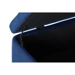 Pegane Banquette Coffre En Métal Et Velours Coloris Bleu - Longueur 108 X Pr... -Magasin Joss & Main banquette coffre en metal et velours coloris bleu longueur 108 x profondeur 46 x hauteur 45 cm 13600902 37358178 1140x1140