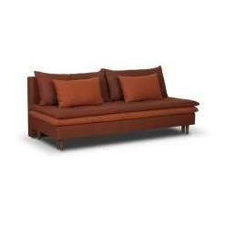 SANS MARQUE Banquette Convertible 3 Places MASSA - Tissu Rouge - L 195 X P 86 X H ... -Magasin Joss & Main banquette convertible 3 places massa tissu rouge l 195 x 12775346 626120 1140x1140