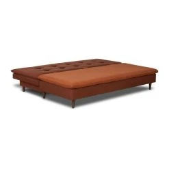 SANS MARQUE Banquette Convertible 3 Places MASSA - Tissu Rouge - L 195 X P 86 X H ... -Magasin Joss & Main banquette convertible 3 places massa tissu rouge l 195 x 12775346 626122 2 1140x1140